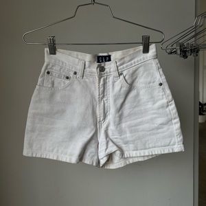 Vintage White Gap Denim Shorts